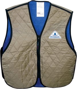 Evaporative Cooling Sport Vest - Khaki - Large