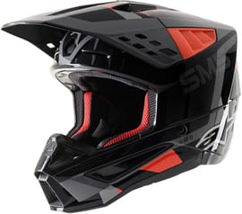 SM5 Helmet - Rover - Gray/Red - Large
