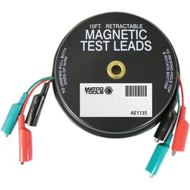 Retractable Test Leads with Magnetic Back