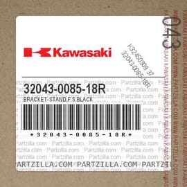 Kawasaki 34024-0118-18R - STAND-SIDE,F.S.BLACK | Partzilla.com
