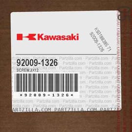 Kawasaki 92009-1028 - SCREW,TAPPING,3X12 | Partzilla.com