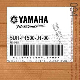 Yamaha 5UH-F1500-00-00 Front Fender Assembly; New # 5UH-F1500-G1-00
