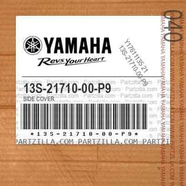 Yamaha 13S-21710-00-P1 - SIDE COVER | Partzilla.com