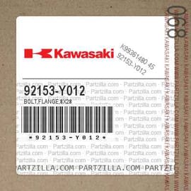 Kawasaki 92153-Y044 - FLANGE BOLT | Partzilla.com
