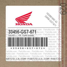 Aftermarket Honda Left Front Indicator Lense 33452-GS7-671 SA50 SB50 SK50 Vision 