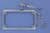 24RZ-CYCLE-VISIO-CV-4616 Beveled License Plate Frame - Chrome - with Plate Light