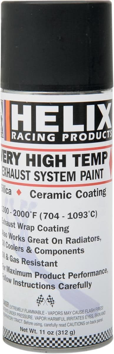2XGB-HELIX-165-1020 High-Temperature Paint - Black - 11 oz. net wt. - Aerosol
