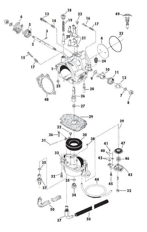 183C-S-S-CYCLE-11-2378 E and G Carburetors Idle Mixture Screw
