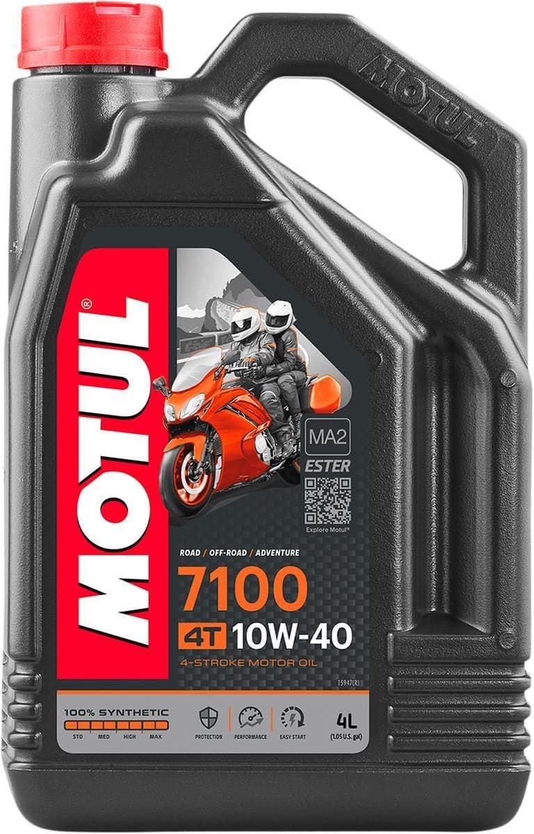 2WWR-MOTUL-104092 7100 4T Synthetic Oil - 10W-40 - 4L