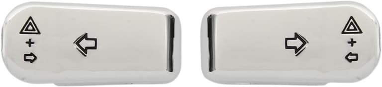 27L7-DRAG-SPECIA-21060363 Turn Signal Switch Extension Caps - Chrome