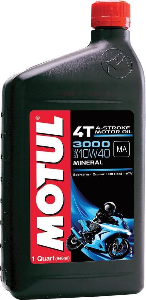 86P5-MOTUL-108079 3000 4T Oil - 10W40 - 1qt.