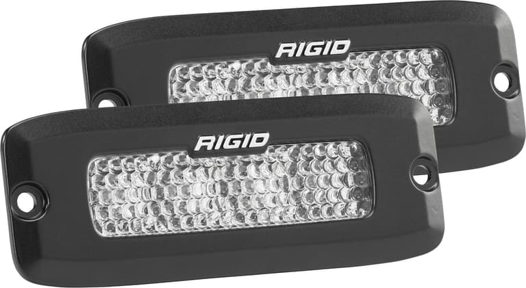 92BW-RIGID-INDUS-980033 SR-Q Pro Series Rear Facing Lights - Backup Kit - Flush Mount - White