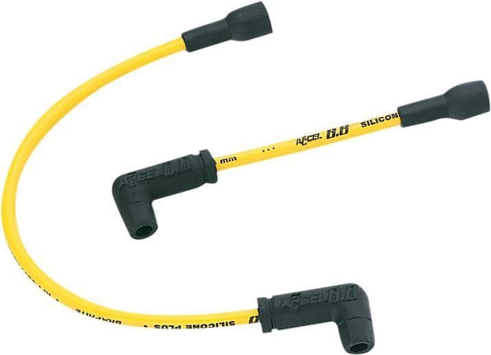 1RWM-ACCEL-172082 8.8 Custom Fit Spark Plug Wire Set - Yellow