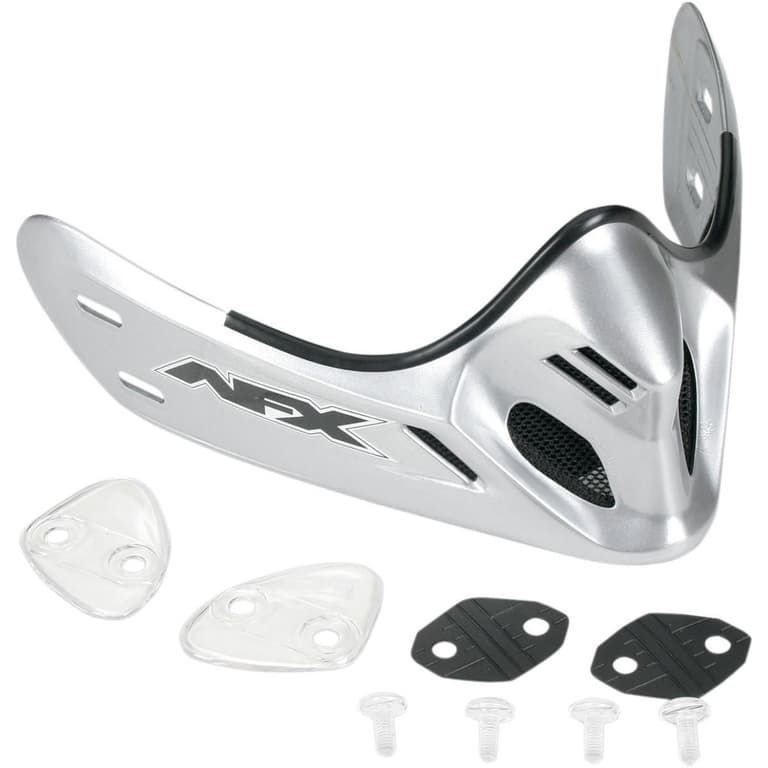 4FY-AFX-0133-0062 Helmet Chin Bar - Silver