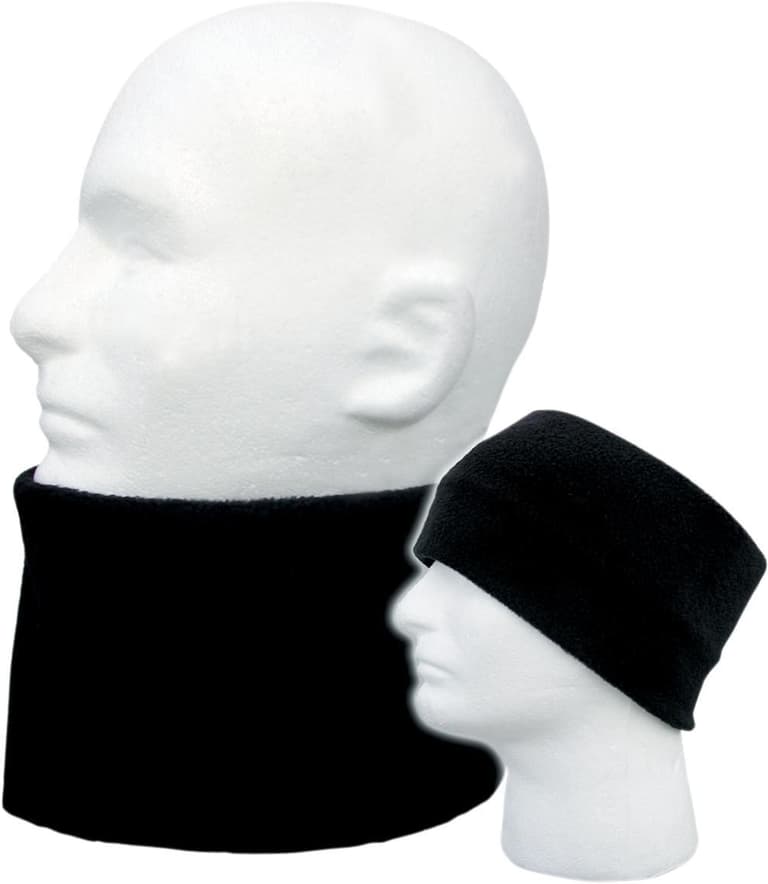 2EQA-SCHAMPA-NG004 Fleece Helmet Neckgaiter - Black