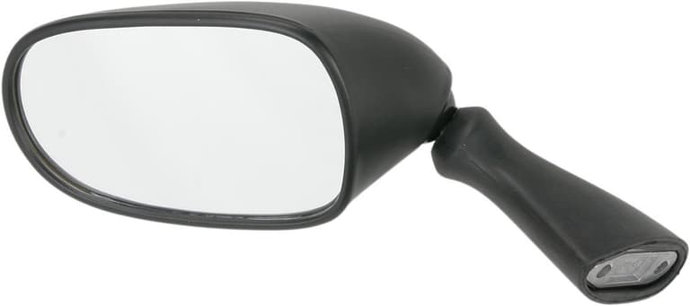 26LG-EMGO-20-78232 Mirror - Side View - Oval - Black - Left