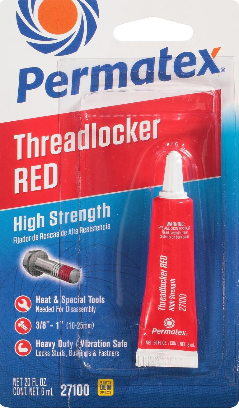 2GBP-PERMATEX-27100 271 Threadlocker - Red - 0.2 U.S. fl oz.
