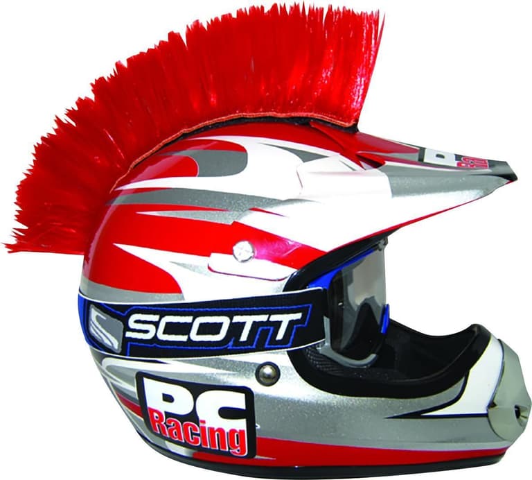 5CL-PC-RACING-PCHMRED Helmet Mohawk - Red