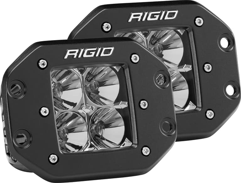 926G-RIGID-INDUS-212113 D-Series Pro Pod Lights - Flush Mount - Flood Pattern