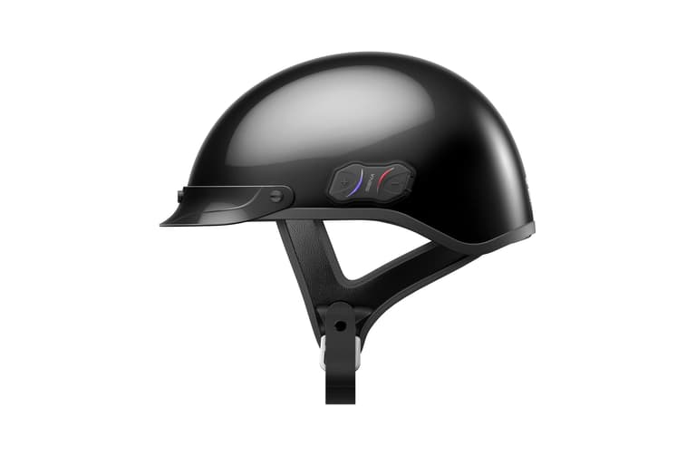 86W4-SENA-CAVALRY-CL-GB-XL Cavalry Solid Smart Helmet Black - XL