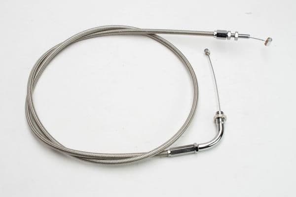 85NW-MOTION-PRO-62-0346 Armor Coat Stainless Steel Pull Throttle Cable