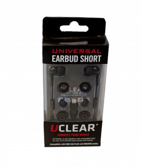 412S-UCLEAR-11012 Universal Earbuds - Short