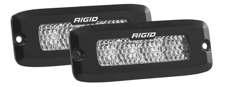 92BW-RIGID-INDUS-980033 SR-Q Pro Series Rear Facing Lights - Backup Kit - Flush Mount - White
