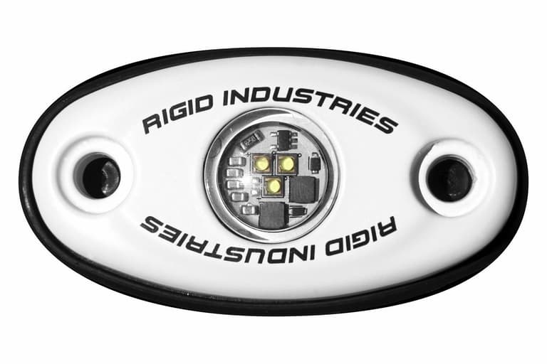 928M-RIGID-INDUS-48018 A-Series Low Power Light - Green - White Base