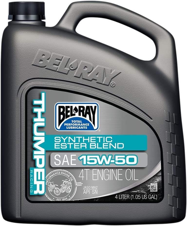 2WY7-BELRAY-99530-B4LW Thumper Synthetic Blend 4T Oil - 15W-50 - 4L