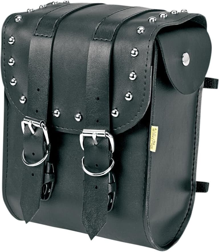 2W5G-WILLIE-MAX-58452-01 Ranger Sissy Bar Bag - Studded - Black