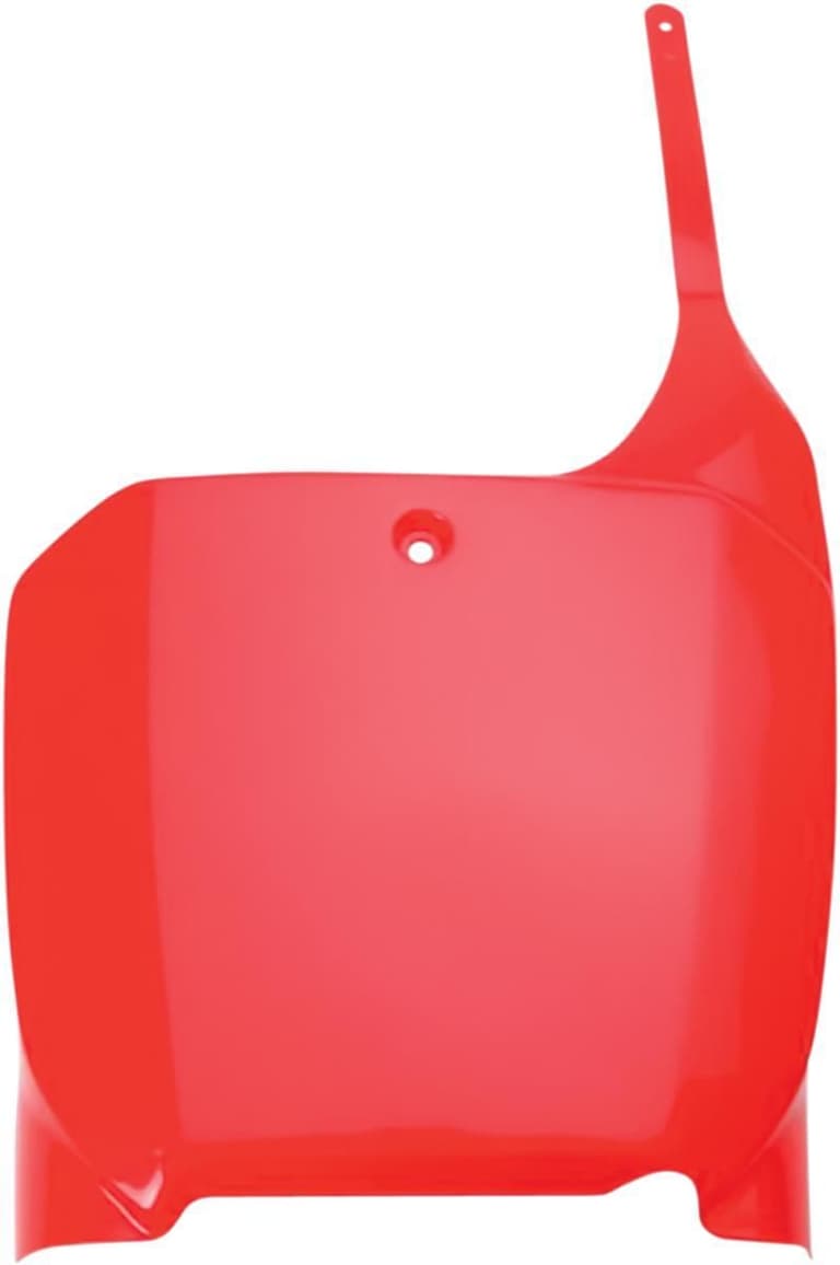 1LNJ-UFO-HO03666070 Front Number Plate - Red
