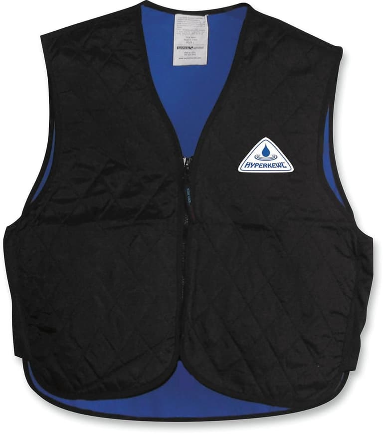 2INZ-HYPER-KEWL-6529BLK-S Evaporative Cooling Sport Vest - Black - Small