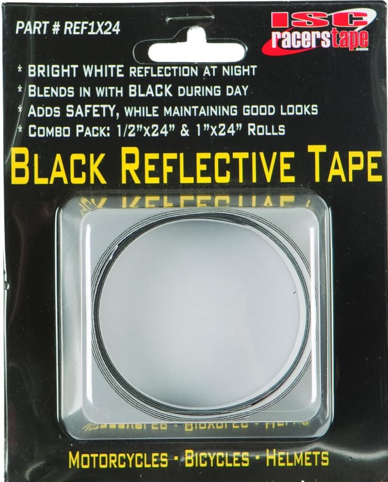 3T0E-ISC-SALESMA-REF1X24 Black Reflective Tape