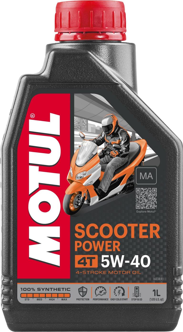 2WYH-MOTUL-105958 Scooter Power 4T Oil - 5W-40 - 1L