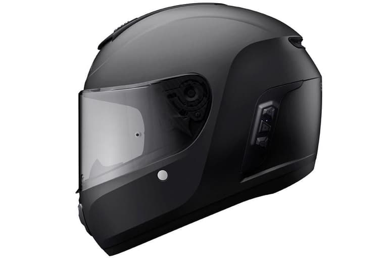 77C7-SENA-MOI-STD-MB-L-01 Momentum Inc Solid Smart Helmet Matte Black - LG