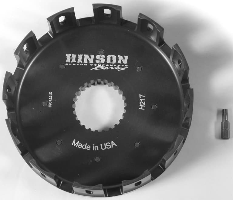 1FHH-HINSON-H217 Billet Clutch Basket - Cushions Included