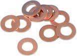 93OA-JAMES-GASKE-25437-86 Clutch Cable Washer - Copper