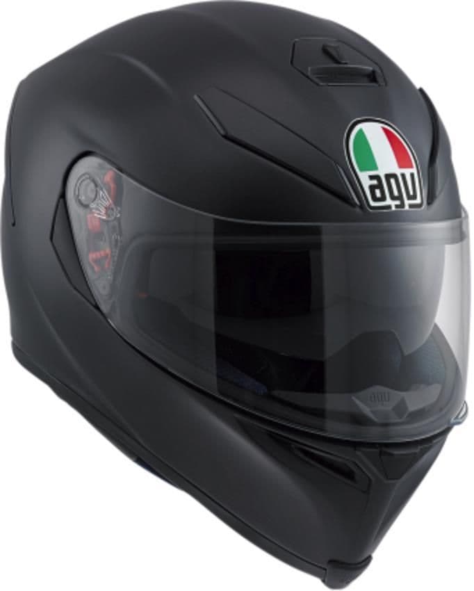 2DX-AGV-0041O4HY00310 K-5 Solid Matt Black Helmet - XL