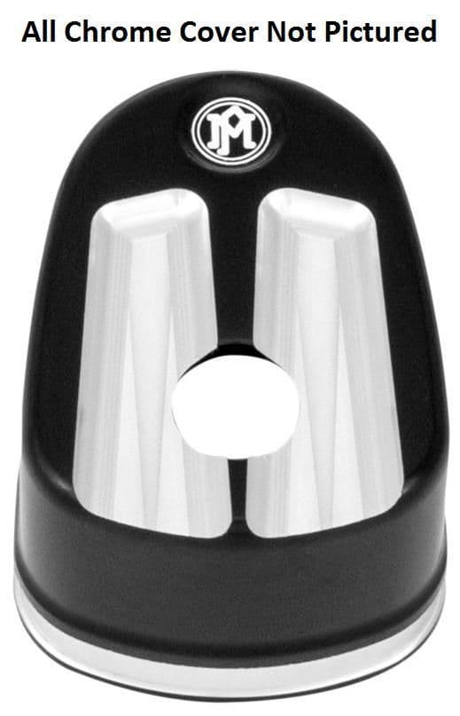 27J8-PERF-M-0177-2042SCA-CH Ignition Switch Cover - Scallop - Chrome