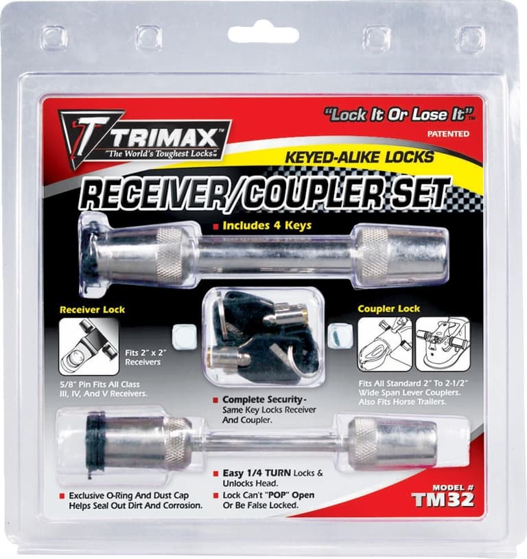 2Z81-TRIMAX-TM32 Coupler and Receiver Lock - 2-1/2"
