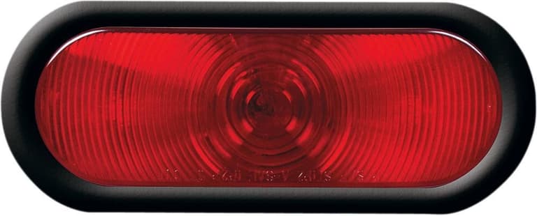 23L6-OPTRONICS-I-ST-70RK Oval Stop/Tail/Turn Light Kit - Red