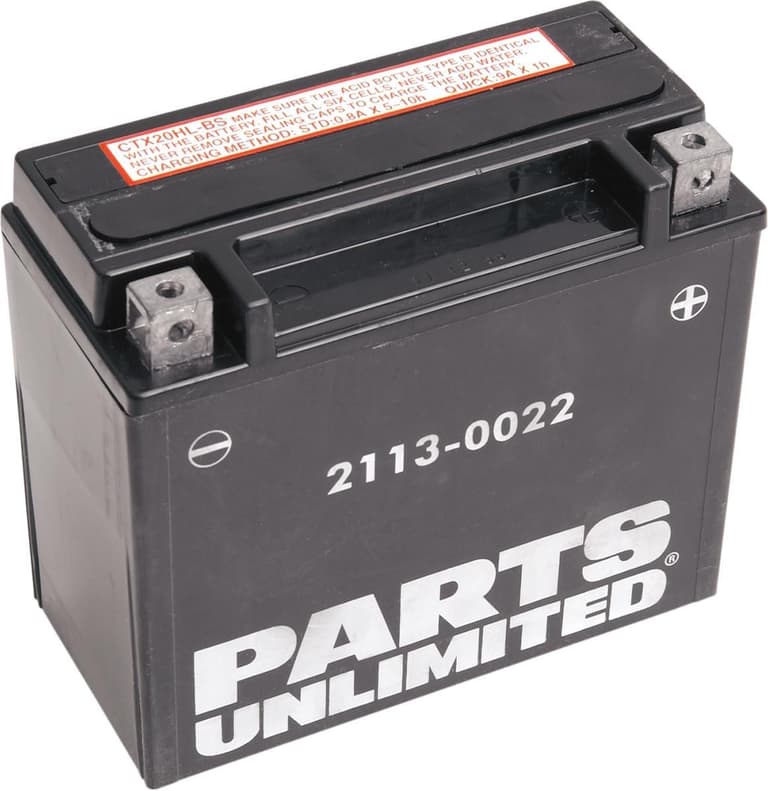 294H-PARTS-UNLIM-21130022 AGM Battery - YTX20HL-BS .948 L