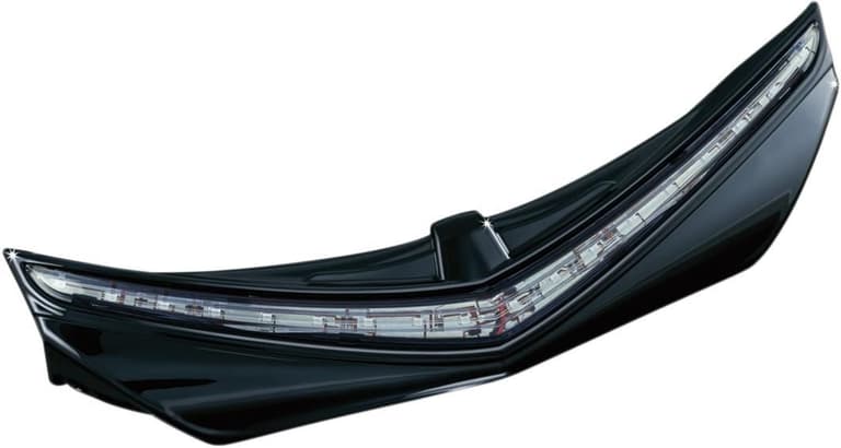 1PBM-KURYAKYN-3248 LED Fender Tip - Gloss Black - Rear