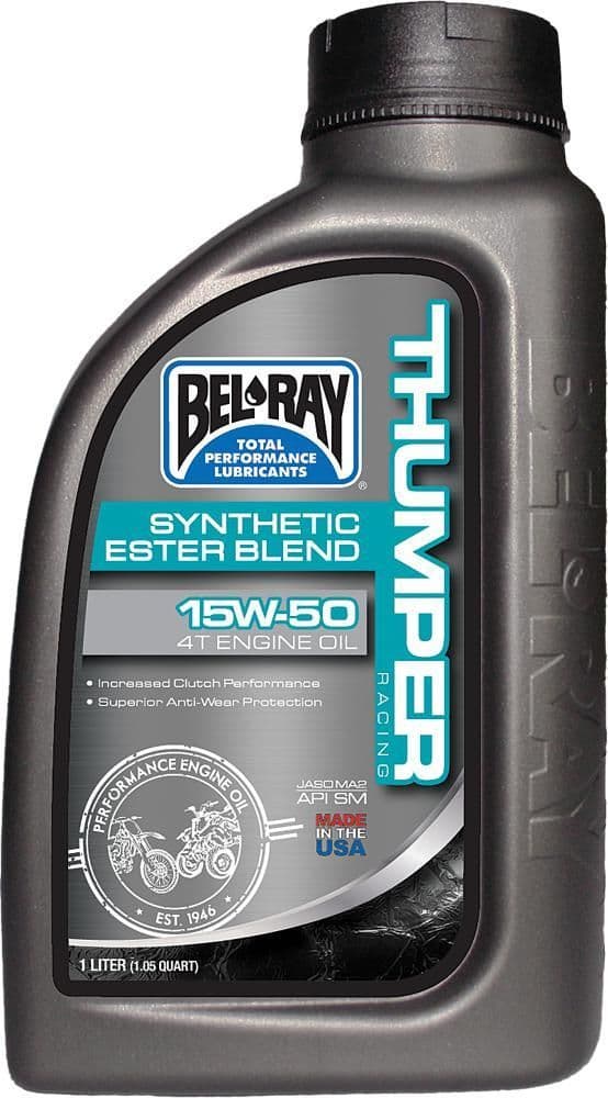 2WY6-BELRAY-99530-B1LW Thumper Synthetic Blend 4T Oil - 15W-50 - 1L