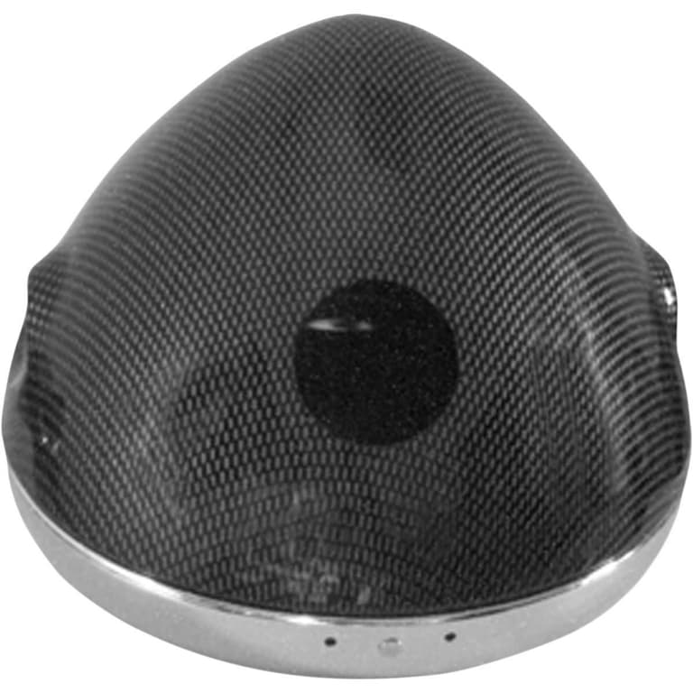 233R-EMGO-66-65069 7" Lucas Style Headlight Shell - Faux Carbon