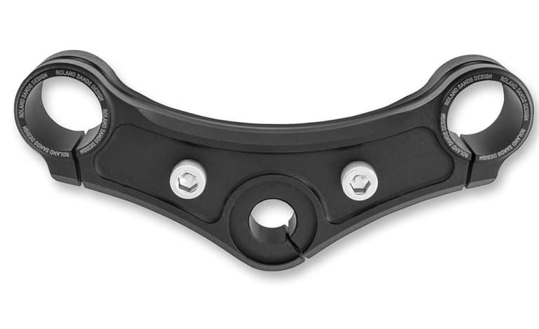 BS6-RSD-0208-2104-SMB Top Triple Clamp - Black Ops with Riser Holes