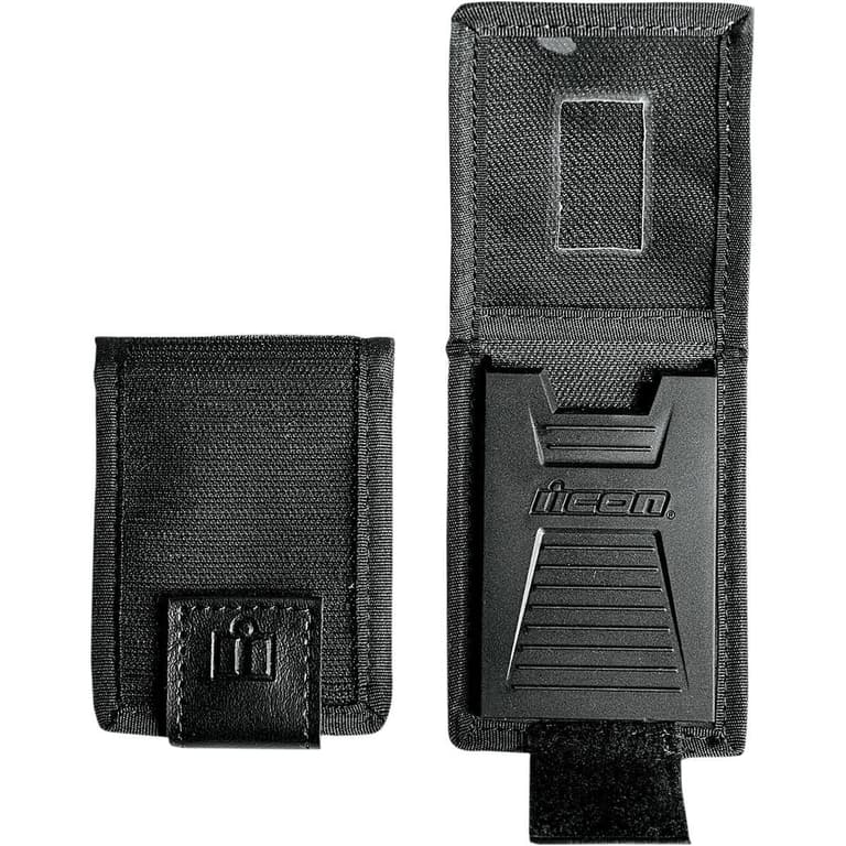 2POI-ICON-30700750 Military Spec Replacement Badge Holder - Black