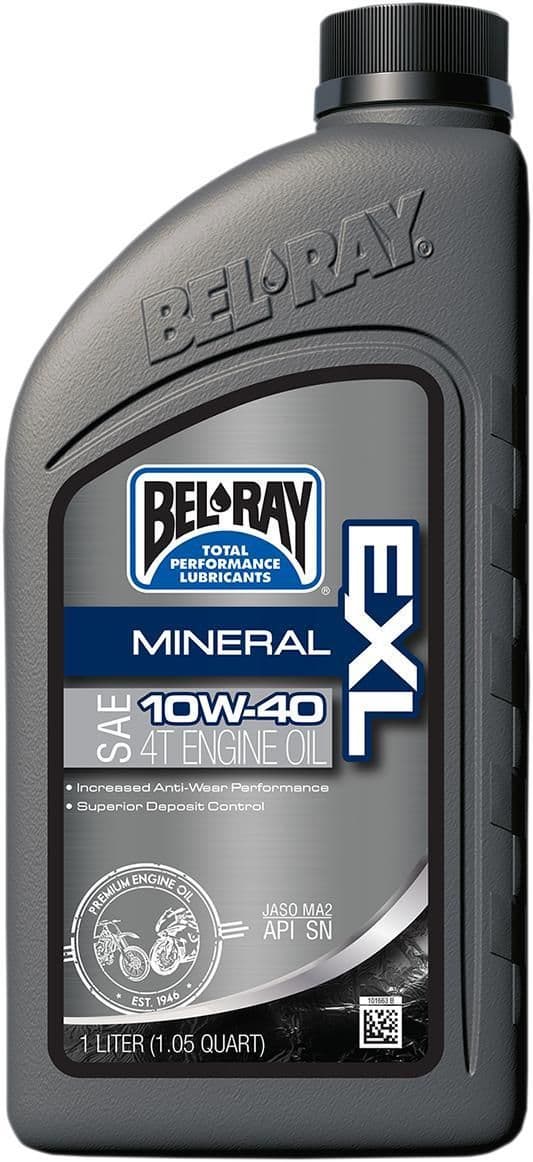 2WXO-BELRAY-99090-B1LW EXL 4T Mineral Oil - 10W-40 - 1L