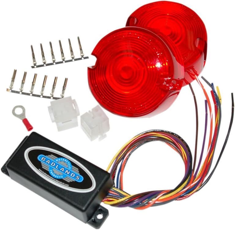 2651-BADLANDS-ILL-02-RL-B Plug-In Illuminator with Red Lenses - 6 Pin