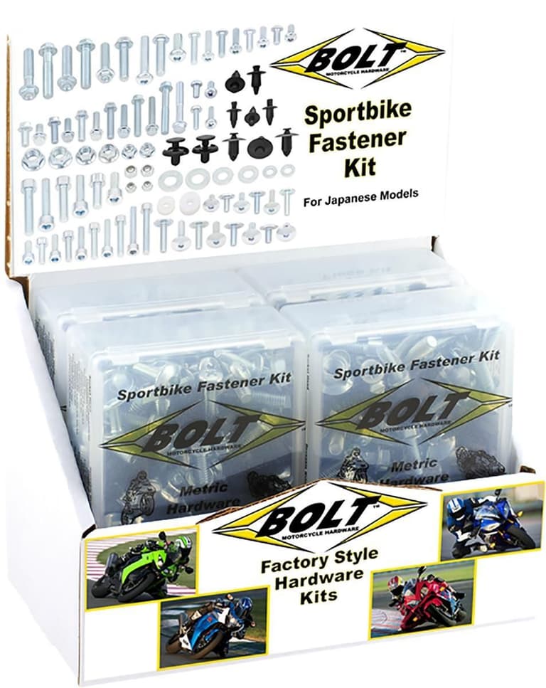2DLJ-BOLT-2007-6SB Track Pack - Sport Bike - 6-Kit